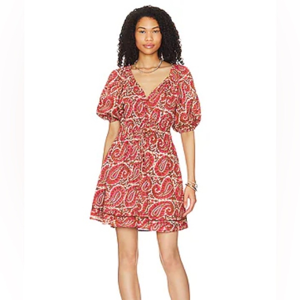 Cleobella paisley print mini dress
